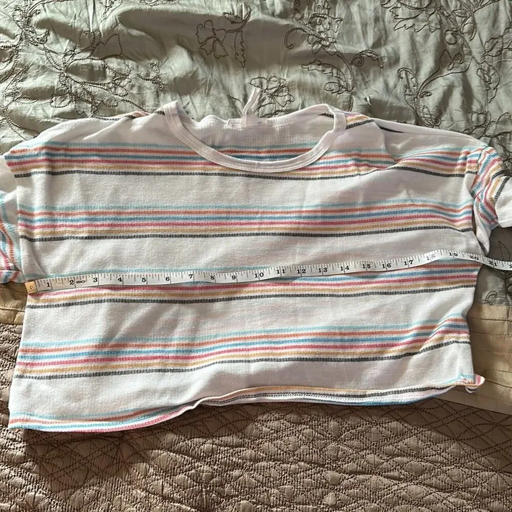Caution To The Wind | Striped Long Sleeve Knit Top Size M
